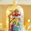 Raz 9" Holy Family Faux Stained Glass Lighted Cloche Christmas Decoration 4116345 1 Raz 9" Holy Family Faux Stained Glass Lighted Cloche Christmas Decoration 4116345 -Christmas Decorations 4116345 97477.1647449066
