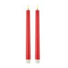 Uyuni 11" Moving Flame Red Taper Candle Set Of 2 4134531 2 Uyuni 11" Moving Flame Red Taper Candle Set Of 2 4134531 -Christmas Decorations 4134531 35035.1686832150