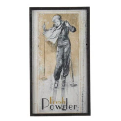 Raz 28" Vintage Ski Framed Wooden Christmas Wall Art 4144581 8 Raz 28" Vintage Ski Framed Wooden Christmas Wall Art 4144581 -Christmas Decorations 4144581 b 49229.1647458136