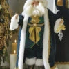 Raz 24.25" Evergreen And Gold Santa Figure Christmas Decoration 4202398 1 Raz 24.25" Evergreen And Gold Santa Figure Christmas Decoration 4202398 -Christmas Decorations 4202398 21170.1656599535
