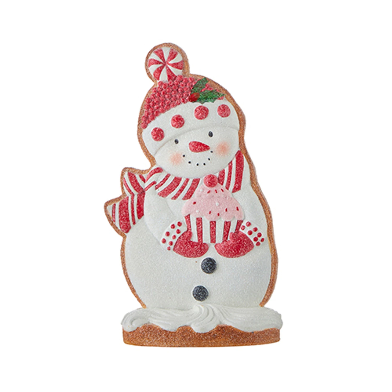 Raz Peppermint Cookie Christmas Character Figure Decoration 4 Raz Peppermint Cookie Christmas Character Figure Decoration - Image 2