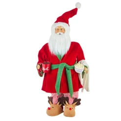 Raz 24.25" Santa In Robe Christmas Figure 4215516 5 Raz 24.25" Santa In Robe Christmas Figure 4215516 -Christmas Decorations 4215516 21530.1648565702
