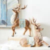 Raz 14" Deer With Blue Saddle Blanket Set Of 2 4312143 2 Raz 14" Deer With Blue Saddle Blanket Set Of 2 4312143 -Christmas Decorations 4312143 edit 30323.1689796674