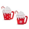Raz 4.25" Hot Cocoa With Marshmallows Christmas Ornament Set Of 2 4314112 -Christmas Decorations 4314112 76641.1682601169
