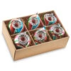 Raz Box Of 6 5.25" Multicolor Vintage Glass Christmas Ornaments 4320853 1 Raz Box Of 6 5.25" Multicolor Vintage Glass Christmas Ornaments 4320853 -Christmas Decorations 4320853 48086.1683752337