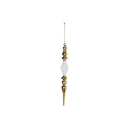 Raz 11" Gold And Clear Finial Glass Christmas Ornament 4320868 8 Raz 11" Gold And Clear Finial Glass Christmas Ornament 4320868 -Christmas Decorations 4320868a 38875.1683808860