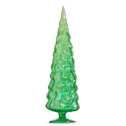 Raz 18" Large Iridescent Red Or Green Glass Tree Christmas Decoration -Christmas Decorations 4322933 04511.1686758724
