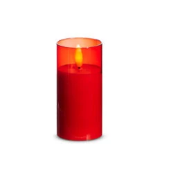 Uyuni Moving Flame Red Glass Ivory Pillar Battery Candle 13 Uyuni Moving Flame Red Glass Ivory Pillar Battery Candle -Christmas Decorations 4324047 71450.1692019148