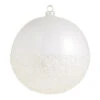 Raz 6" Half Glittered Ball Glass Christmas Ornament 4324502 2 Raz 6" Half Glittered Ball Glass Christmas Ornament 4324502 -Christmas Decorations 4324502 92218.1684775728
