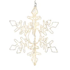 Raz 15.75" Or 19.5" Hanging Lighted Snowflake Christmas Decoration -Christmas Decorations 4340625 99074.1685045347