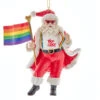 Kurt Adler 5" Rainbow Pride Santa Christmas Ornament E0755 2 Kurt Adler 5" Rainbow Pride Santa Christmas Ornament E0755 -Christmas Decorations E0755 51231.1653396959