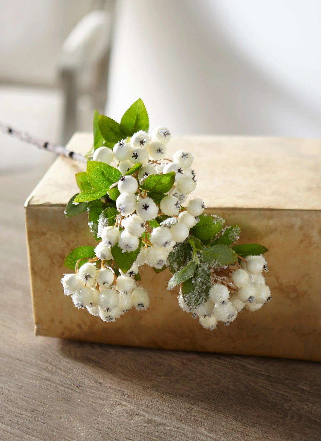 Raz 22.75" Snowy White Berry Bush Christmas Tree Pick F4212932 3 Raz 22.75" Snowy White Berry Bush Christmas Tree Pick F4212932