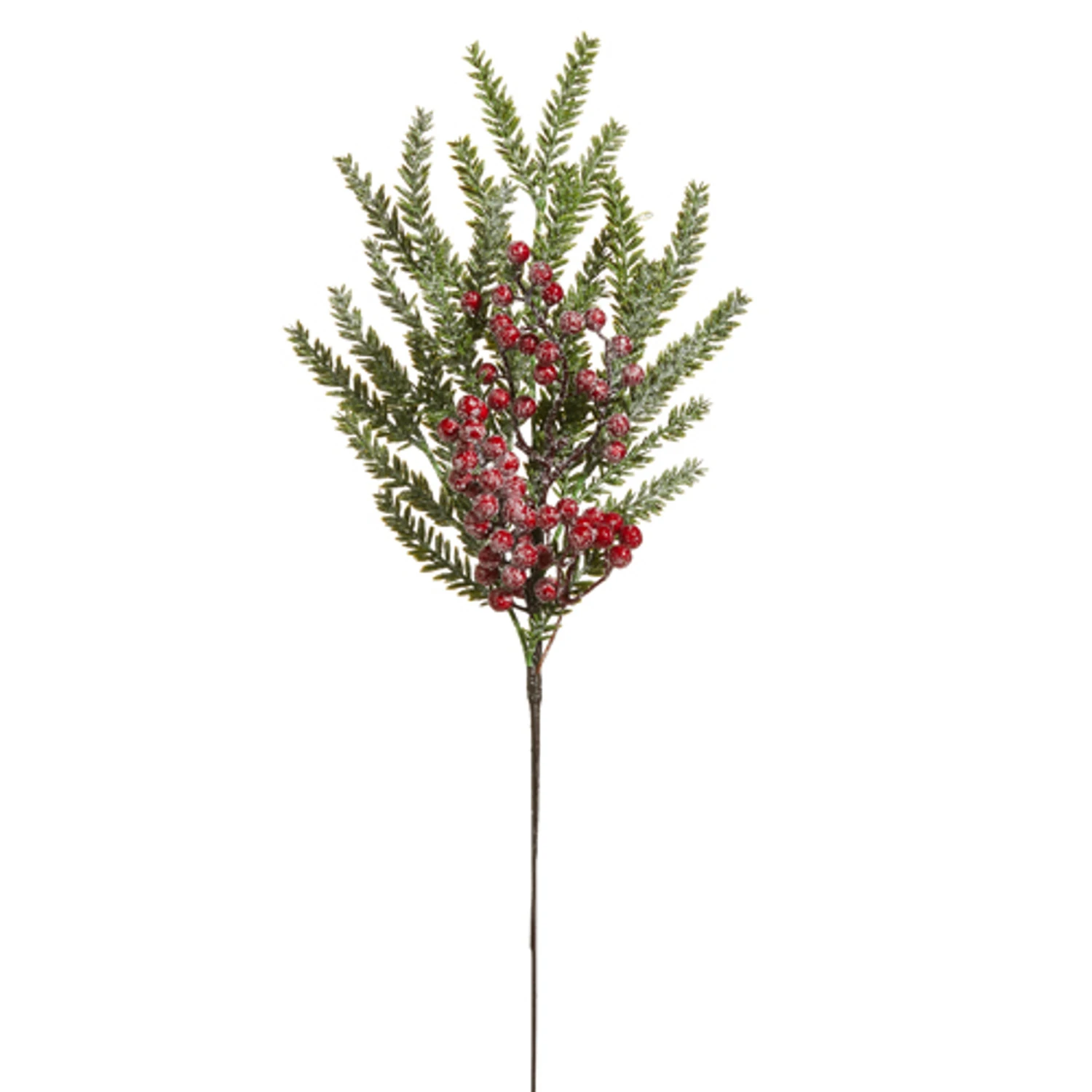 Raz 23" Iced Cedar And Berry Christmas Tree Spray F4317565 4 Raz 23" Iced Cedar And Berry Christmas Tree Spray F4317565 - Image 2