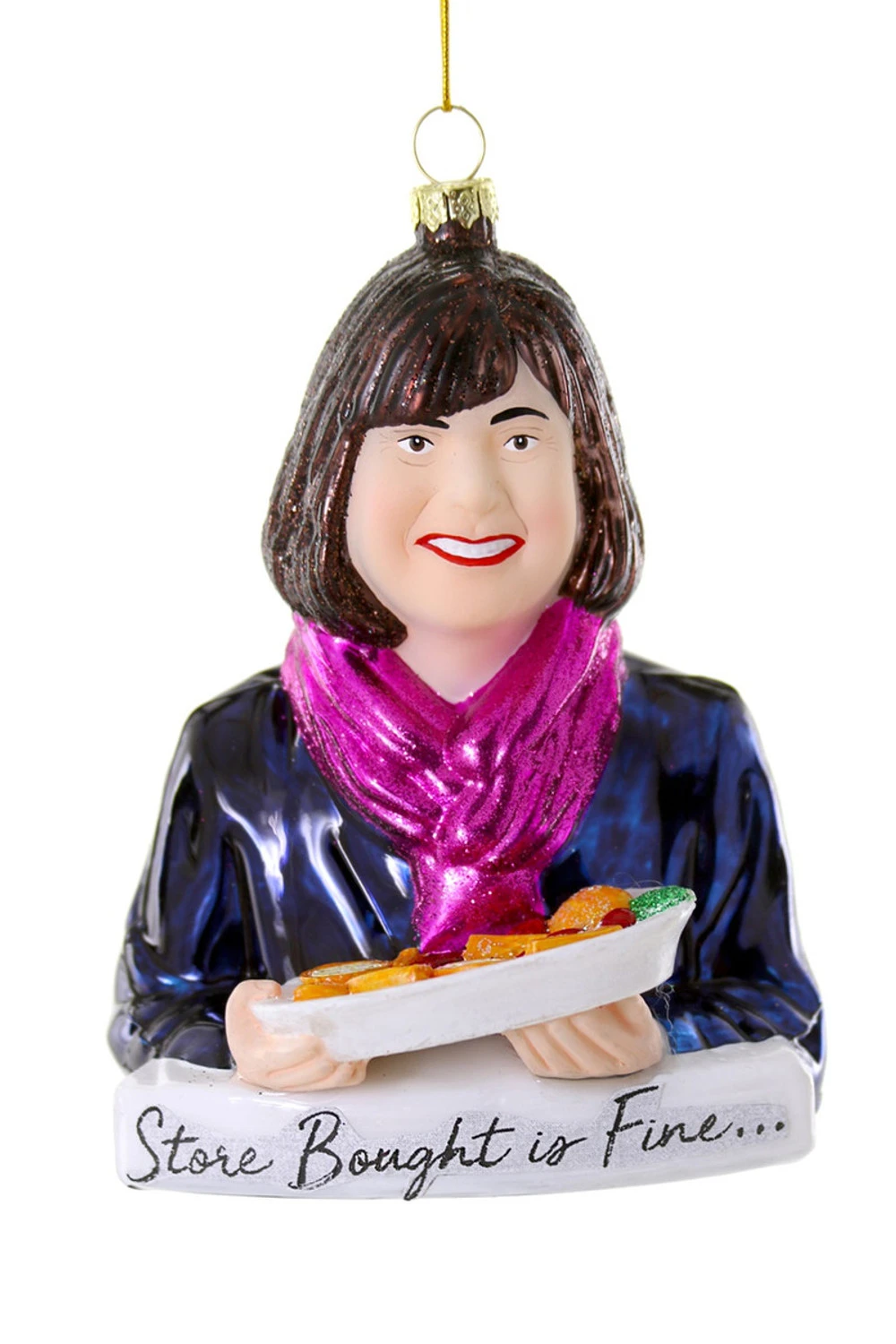 Cody Foster 5" Store Bought Is Fine... Ina Garten Glass Christmas Ornament GO-8339 4 Cody Foster 5" Store Bought Is Fine... Ina Garten Glass Christmas Ornament GO-8339 - Image 2