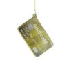 Cody Foster 3.75" Gold Card Glass Christmas OrnamentGO-9921 1 Cody Foster 3.75" Gold Card Glass Christmas OrnamentGO-9921 -Christmas Decorations GO 9921 1 57026.1692316951