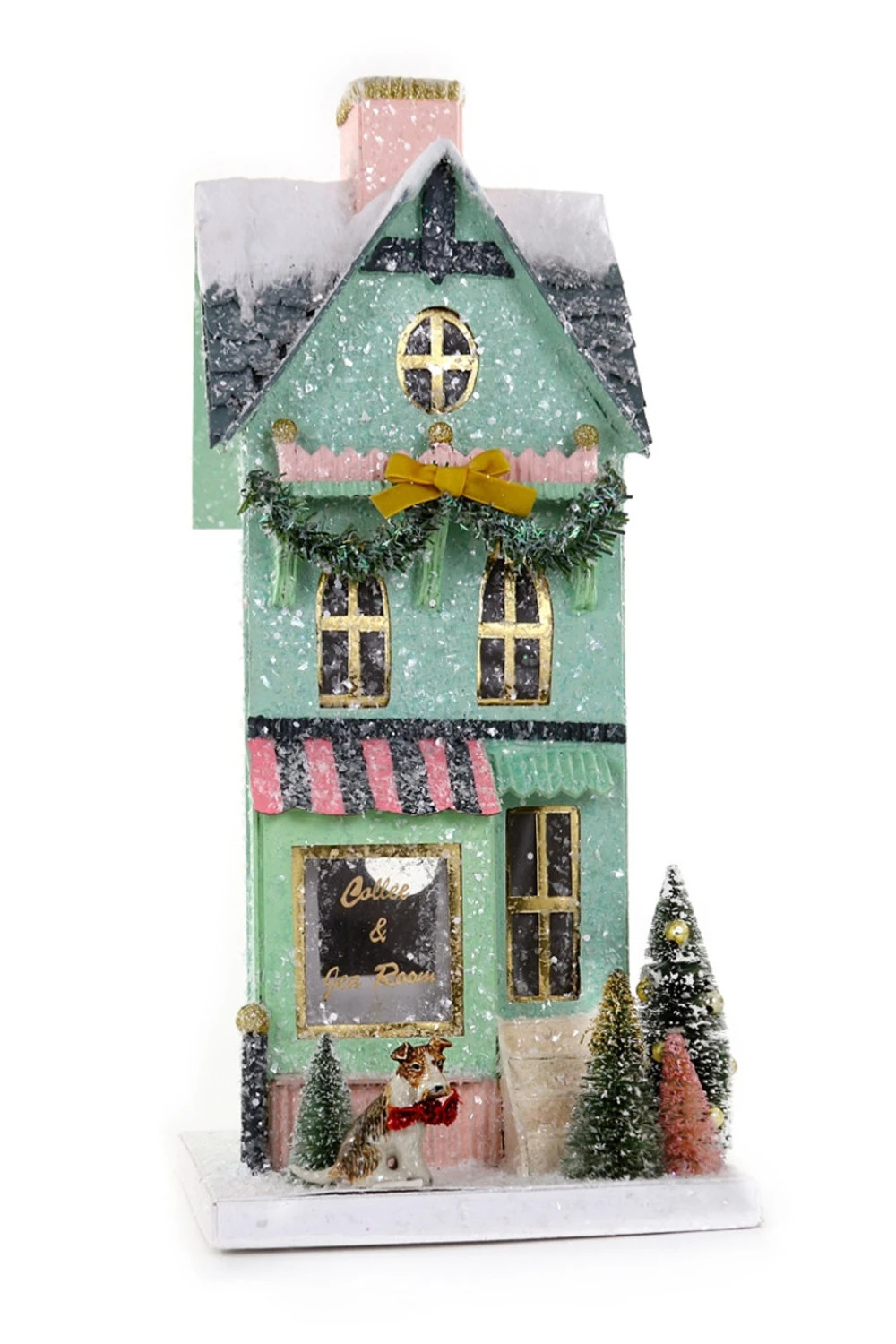 Cody Foster 16" Tea Room Vintage Inspired Putz Christmas House HOU-324 3 Cody Foster 16" Tea Room Vintage Inspired Putz Christmas House HOU-324