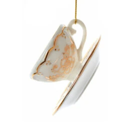 Kurt Adler 3" White And Gold Teacup Porcelain Christmas Ornament J7487 9 Kurt Adler 3" White And Gold Teacup Porcelain Christmas Ornament J7487 -Christmas Decorations J7487c 11117.1653410215