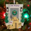 Door With Wreath And Packages Personalized Christmas Ornament OR2299 -Christmas Decorations OR2299 EDIT 33302.1665070285