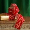Raz 4" Red And Gold Patterned Wired Christmas Ribbon R4327721 2 Raz 4" Red And Gold Patterned Wired Christmas Ribbon R4327721 -Christmas Decorations R4327721 65150.1686747337