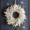 Raz 24" Cream Cedar And Laurel Leaf Christmas Wreath W4306696 2 Raz 24" Cream Cedar And Laurel Leaf Christmas Wreath W4306696 -Christmas Decorations W4306696 95153.1686677079