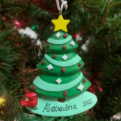 Hallmark 3.85" Christmas Tree Personalized Ornament 1HGO2503 -Christmas Decorations api1gfmpc 72221.1646091911