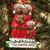 African American Pajama Family Of 3 Personalized Christmas Ornament 1 African American Pajama Family Of 3 Personalized Christmas Ornament -Christmas Decorations api2v5pcw 96762.1646091874