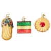 Kurt Adler 2.5" Noble Gems Set Of 3 Cookies Glass Christmas Ornament NB1199 2 Kurt Adler 2.5" Noble Gems Set Of 3 Cookies Glass Christmas Ornament NB1199 -Christmas Decorations api3wgrim 69223.1646091897