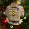 Kurt Adler 3.5" Boy Scout Shirt Personalized Christmas Ornament BS2202B -Christmas Decorations api753odo 22340.1646091876