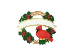 Cardinal With Wreath Personalized Christmas Ornament OR1905 -Christmas Decorations api7icqov 75000.1646091913