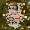 Penguin Family Of 6 At The North Pole Personalized Christmas Ornament OR1739-6 -Christmas Decorations api9so5dn 50318.1646091883
