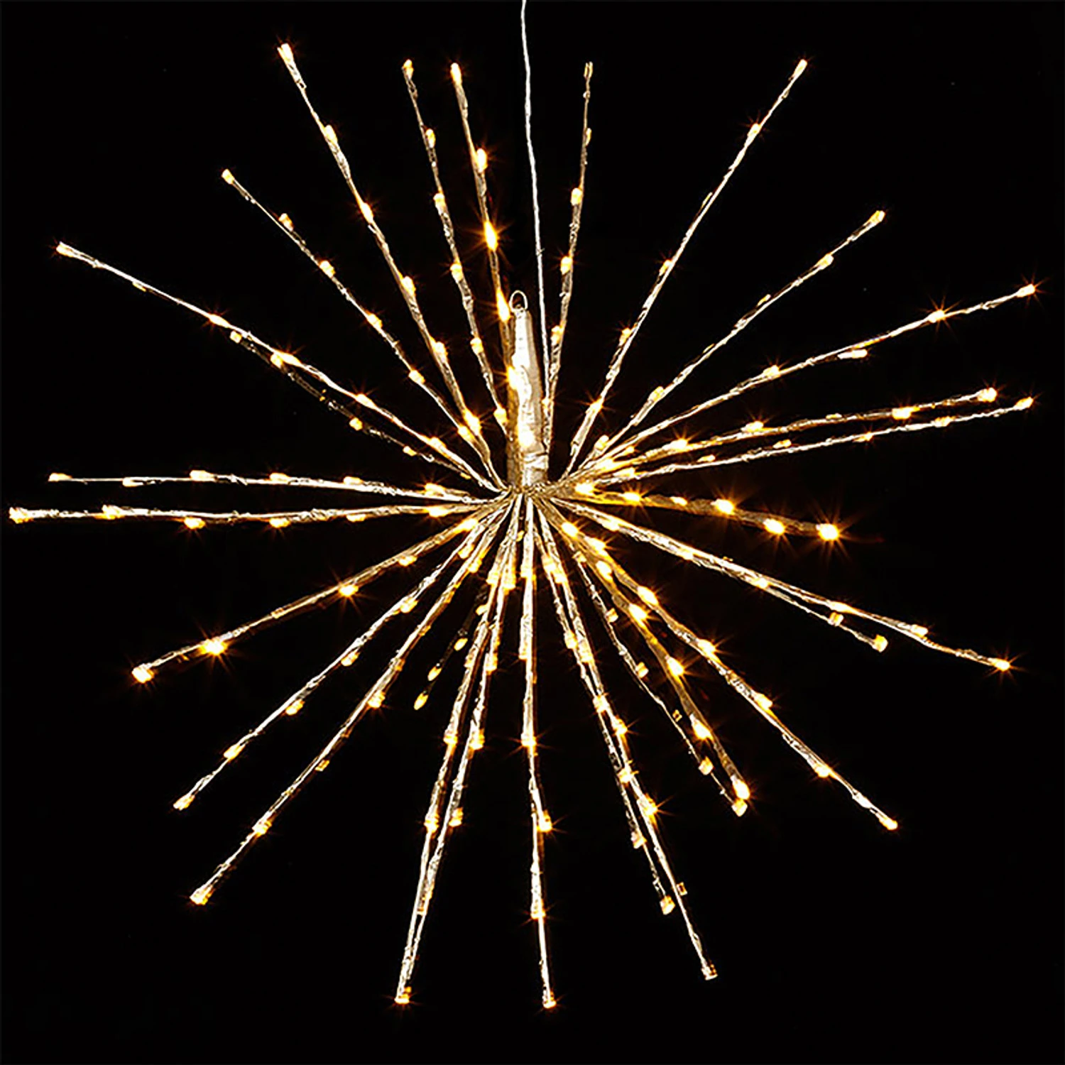 Raz 17", 23", Or 27.5" Gold LED Lighted Starburst With Remote Christmas Decorations 6 Raz 17", 23", Or 27.5" Gold LED Lighted Starburst With Remote Christmas Decorations - Image 4