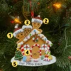 Gingerbread House Couple Personalized Christmas Ornament OR1872-2 -Christmas Decorations apie6dpxf 63148.1646091950