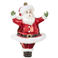 Raz Eric Cortina 4.75" Or 7.5" Large Retro Santa Glass Christmas Ornament -Christmas Decorations apif13j8r 94732.1646091956