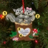 Squirrel Couple On Tree Trunk With Heart Personalized Christmas Ornament OR1890-SQ 2 Squirrel Couple On Tree Trunk With Heart Personalized Christmas Ornament OR1890-SQ -Christmas Decorations apifs1nnm 12905.1646091872