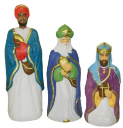 Blow Mold Life Size Christmas Nativity 10pc Set -Christmas Decorations apigulx3d 16333.1646091865