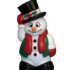 18" Blow Mold Snowman Lighted Christmas Decoration C3582 -Christmas Decorations apihatnh3 56595.1646091916