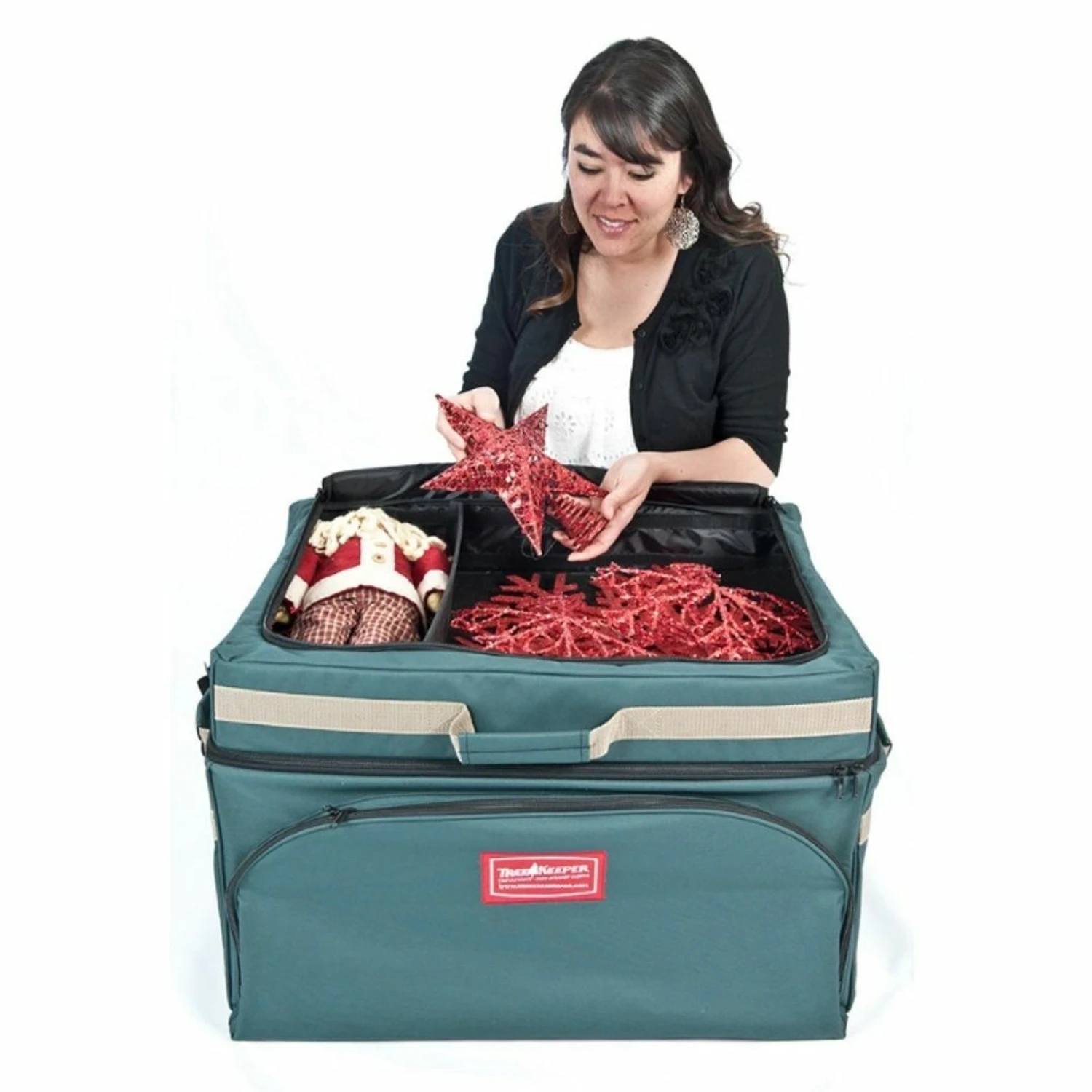 Tree Keeper Top Deep Pockets Ornament Keeper Storage Bag 10685 7 Tree Keeper Top Deep Pockets Ornament Keeper Storage Bag 10685 - Image 5