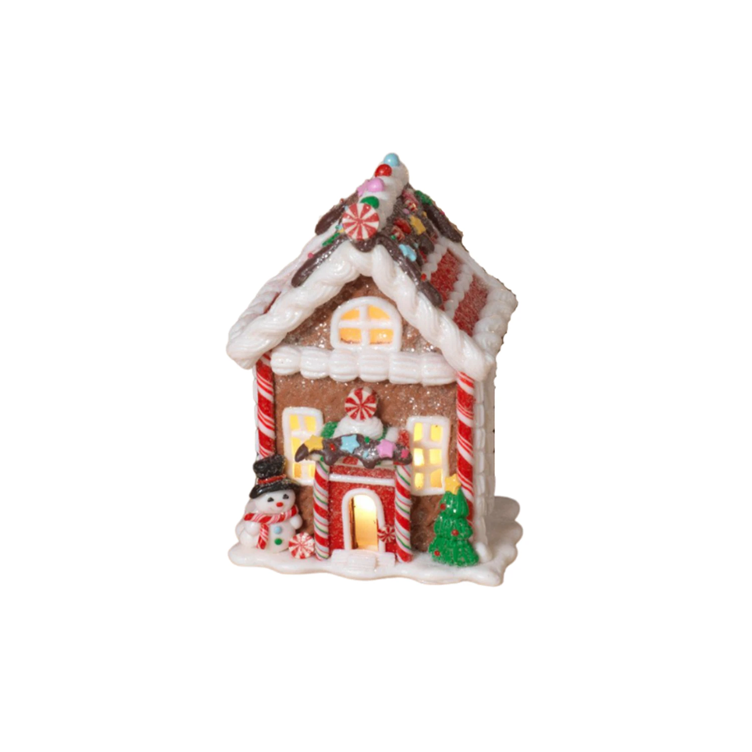 5.5" Battery Operated Claydough Gingerbread House 2599290 4 5.5" Battery Operated Claydough Gingerbread House 2599290 - Image 2