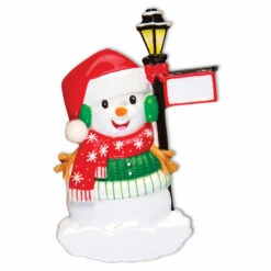 Snowman Standing By A Light Post Personalized Christmas Ornament 7 Snowman Standing By A Light Post Personalized Christmas Ornament -Christmas Decorations apikdebyx 34813.1646091882