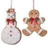Raz 5" Set Of 2 Gingerbread Cookie Christmas Ornament 4116521 -Christmas Decorations apikofvcq 50490.1646091908