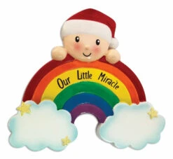 Our Little Miracle Rainbow Baby Personalized Christmas Ornament OR1965 -Christmas Decorations apil0lbjk 73987.1646091909
