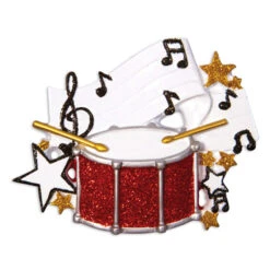 Drum Personalized Christmas Ornament OR1538 7 Drum Personalized Christmas Ornament OR1538 -Christmas Decorations apildlreg 97101.1646091883