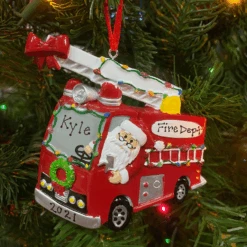 Christmas Parade Fire Truck Personalized Christmas Ornament OR1583 -Christmas Decorations apimgakzk 38062.1666293039