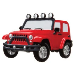 Red Jeep Personalized Christmas Ornament OR1763 -Christmas Decorations apinmjcwm 62493.1646091898