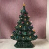 Large Flat Ceramic Lighted Window Or Mantel Christmas Tree 19" 2 Large Flat Ceramic Lighted Window Or Mantel Christmas Tree 19" -Christmas Decorations apip5qhm1 35392.1646091897