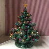 Sierra Lighted Green Ceramic Christmas Tree 16" 1 Sierra Lighted Green Ceramic Christmas Tree 16" -Christmas Decorations apipihyuo 26929.1646091938