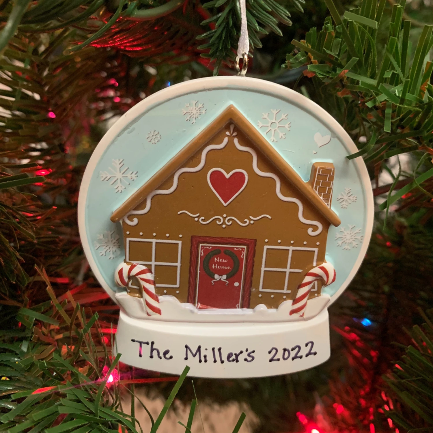 Hallmark 3.5" New Home Personalized Christmas Ornament 1HGO2930 3 Hallmark 3.5" New Home Personalized Christmas Ornament 1HGO2930