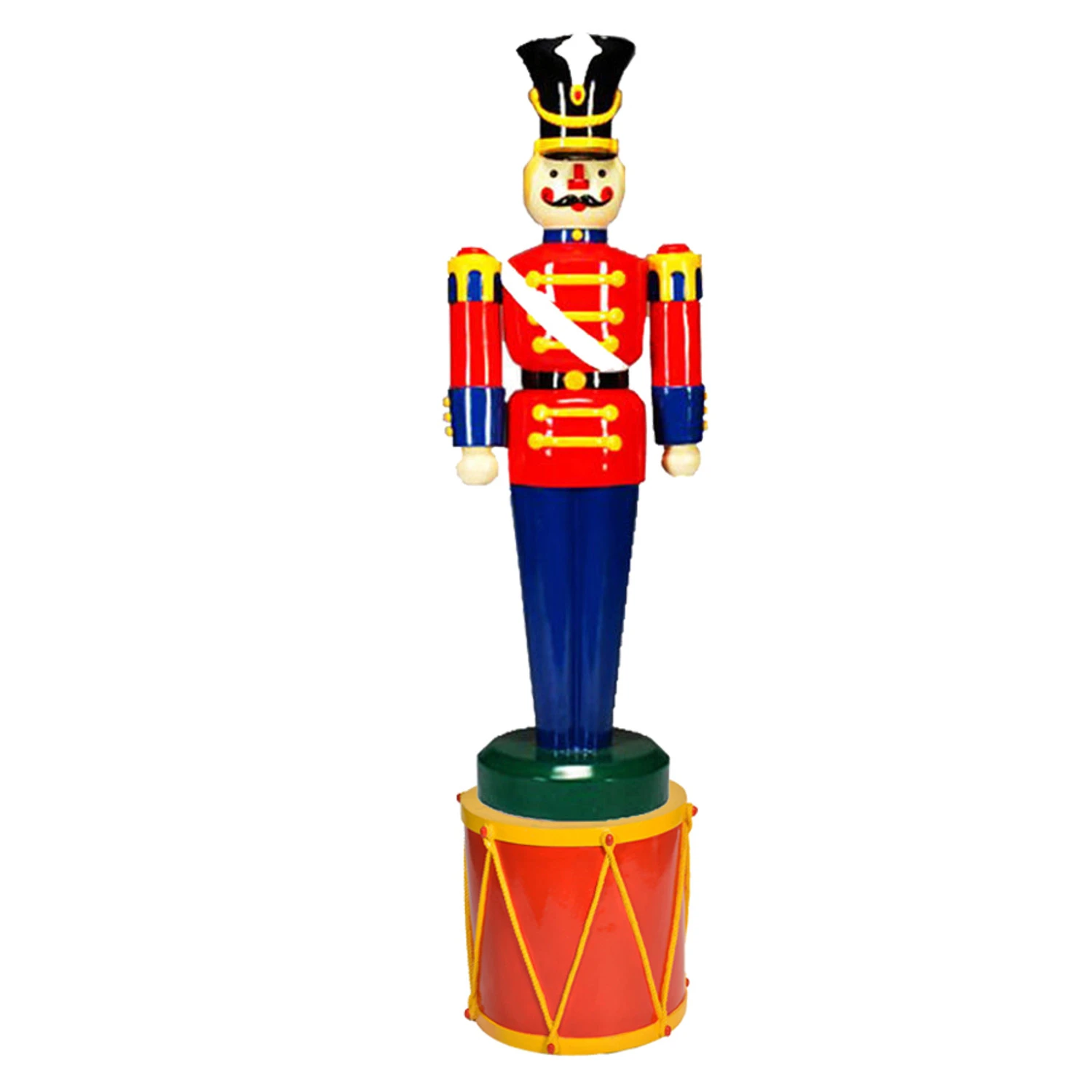 Barcana Commercial Full Body Outdoor Large Toy Soldier WithDrum Stand 55-24015-118 3 Barcana Commercial Full Body Outdoor Large Toy Soldier WithDrum Stand 55-24015-118