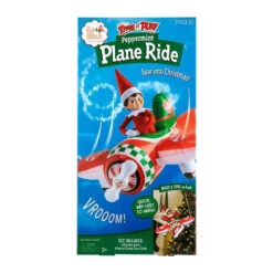 Elf On The Shelf Scout Elves At Play Peppermint Plane Ride Accessory -Christmas Decorations apitzk1wp 32705.1646091965