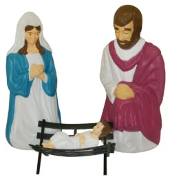 Blow Mold Life Size Christmas Nativity 10pc Set -Christmas Decorations apivaz7bc 94527.1646091863
